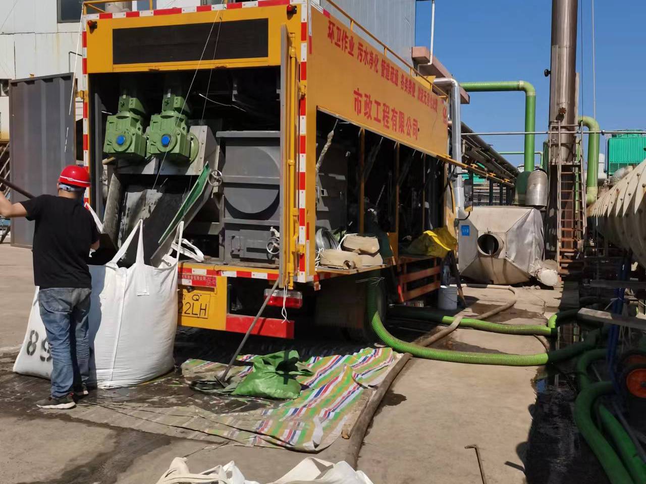 惠阳淤泥压干处理